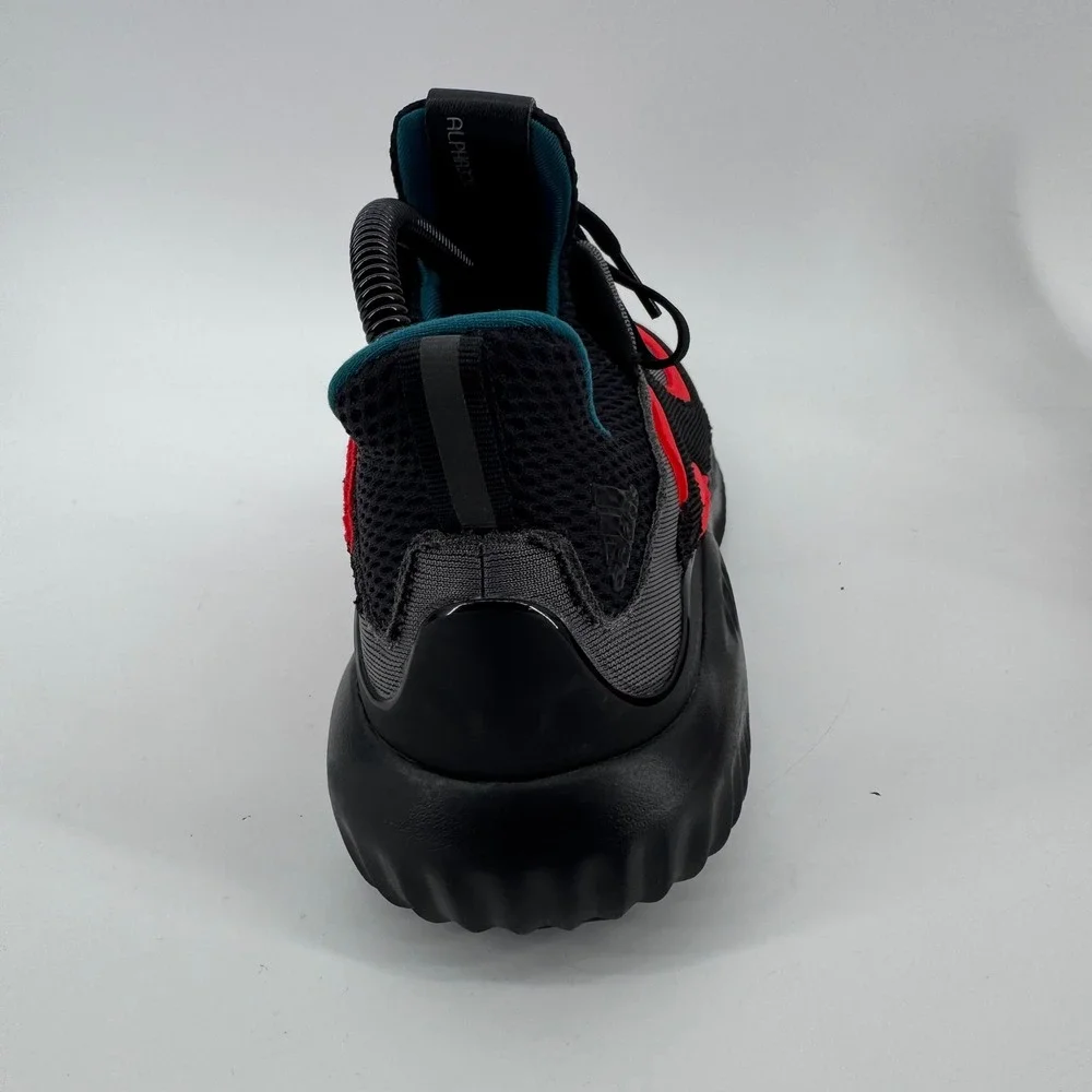 Adidas x Kolor Alphabounce Mens Black Red Grey Running Shoes AC7019 Size 9